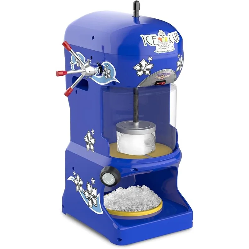 

Ice Cub Shaved Ice Machine-Powerful Crushed Ice Maker and Snow Cone Machine for Parties or Events by Great Northern Popcorn Blue