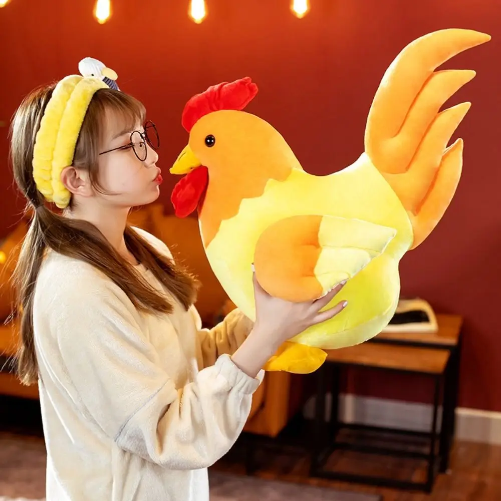 

Мягкая искусственная Реалистичная курица мультяшная цыпленка мягкая подушка имитация животного набивная цыпленка набивные куклы Декор для комнаты