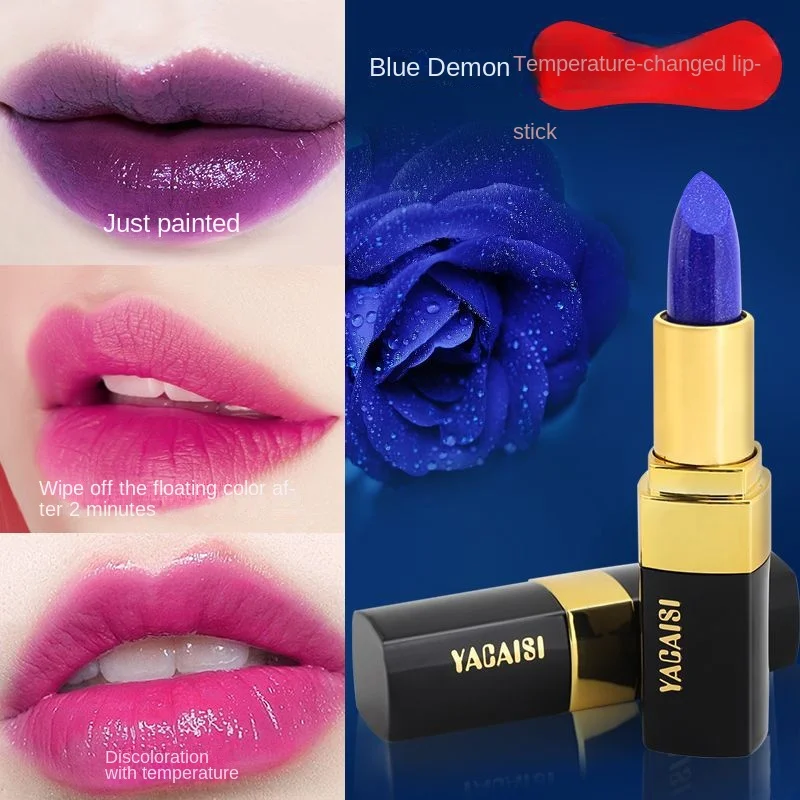 Non-Fading Moisturizing and Nourishing Waterproof Temperature Change Lipstick Lip Balm No Stain on Cup Black Rose Lipstick
Non-Fading Moisturizing and Nourishing Waterproof Temperature Change Lipstick Lip Balm No Stain on Cup Black Rose Lipstick