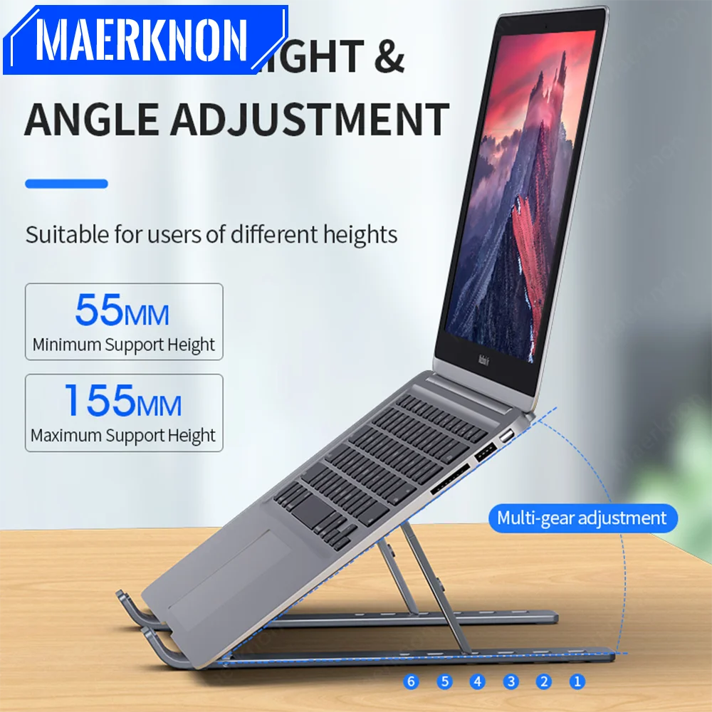 Foldable Laptop Stand Portable Notebook Support Laptop MacbooK Holder Adjustable Cooling Bracket for Tablet & Laptop Accessories
Foldable Laptop Stand Portable Notebook Support Laptop MacbooK Holder Adjustable Cooling Bracket for Tablet & Laptop Accessories