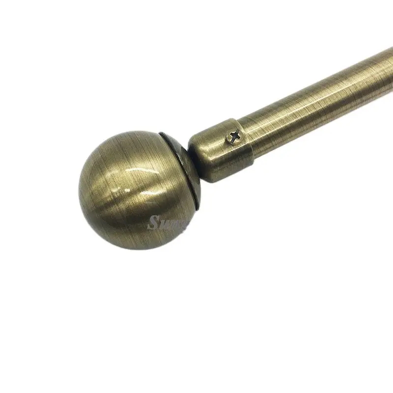 Sungshida Black Ball Finial Quality Extendable Metal Single Curtain Rod Set Drapery Hardware Roman Pole Tapestry Rods 60-110cm
Sungshida Black Ball Finial Quality Extendable Metal Single Curtain Rod Set Drapery Hardware Roman Pole Tapestry Rods 60-110cm