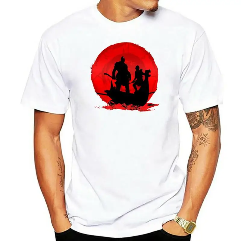 

Футболка one yona God Of War, футболка God Of War 4, Мужская хлопковая футболка 6xl, потрясающая Пляжная футболка с коротким рукавом и графическим принтом