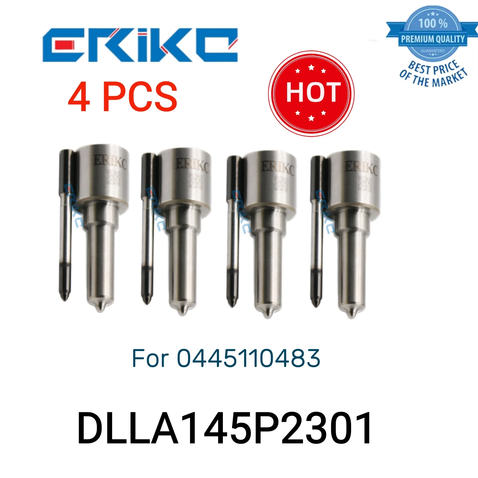 4 шт. DLLA145P2301 0 433 172 301 сопло распылитель DLLA 145 P 2301 дизельная Топливная форсунка DLLA 145P2301 подходит для 0445110483
4 шт. DLLA145P2301 0 433 172 301 сопло распылитель DLLA 145 P 2301 дизельная Топливная форсунка DLLA 145P2301 подходит для 0445110483