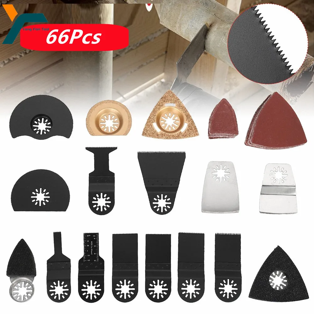 66Pcs Oscillating Multitool saw blade sandpaper For Fein Multimaster Ryobi Milwaukee Hitachi Black&Decker Chicago Dewalt Bosch
66Pcs Oscillating Multitool saw blade sandpaper For Fein Multimaster Ryobi Milwaukee Hitachi Black&Decker Chicago Dewalt Bosch