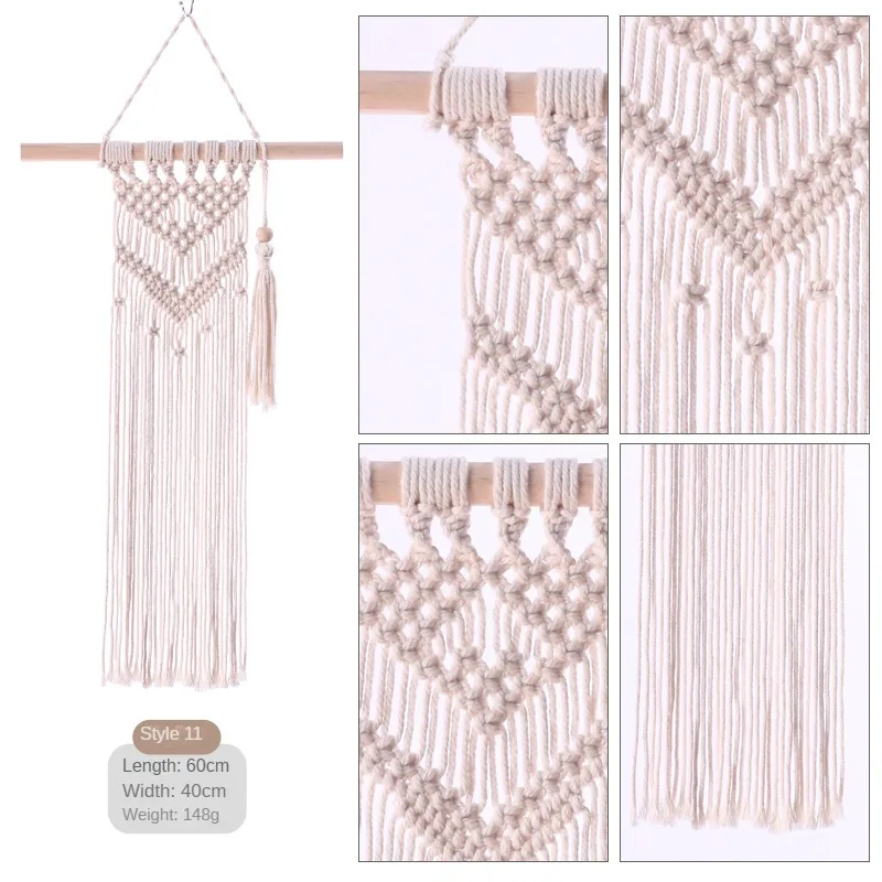 Nordic Boho Cotton Rope Long Tassel Wall Tapestry 11 Sd26bd6fee7be45a69331d6370966443f7