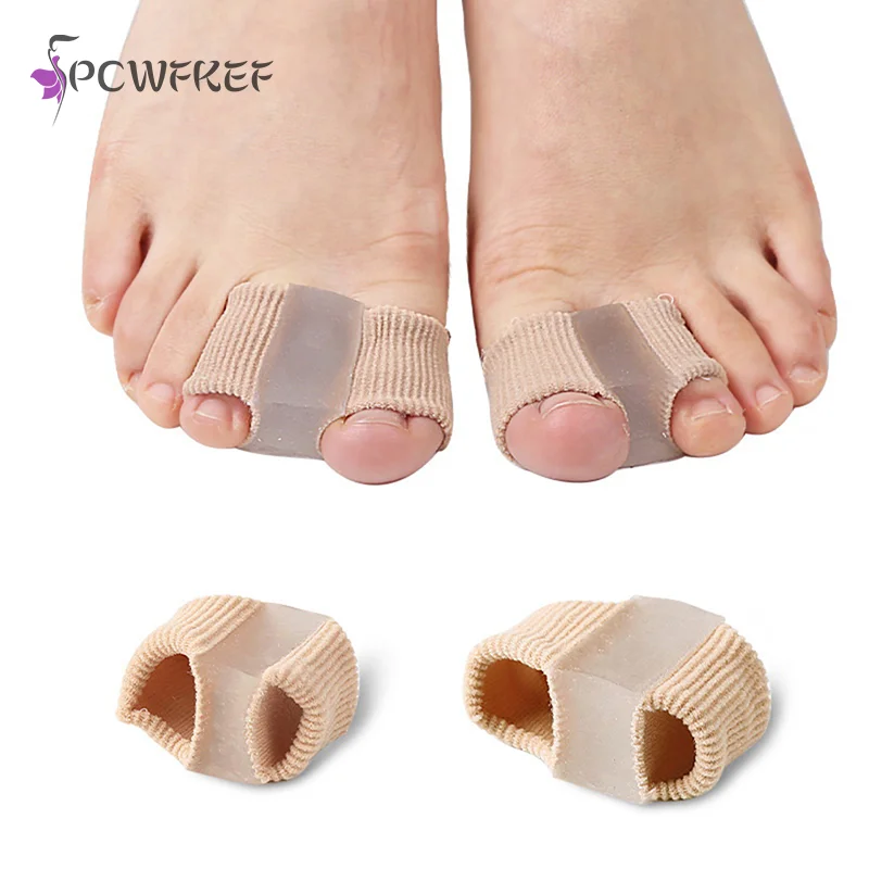 2pcs=1pair Silicone Toe Spreader Separator Bunion Hallux Valgus Corrector Thumb Finger Correction Straightener Foot Care Tool
2pcs=1pair Silicone Toe Spreader Separator Bunion Hallux Valgus Corrector Thumb Finger Correction Straightener Foot Care Tool