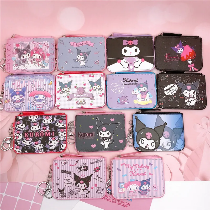 Sanrio Kuromi Wallet PU Leather Holder Cute Cinnamoroll Coin Hello Kitty Keychain Backpack Pendant My Melody Id Card
Sanrio Kuromi Wallet PU Leather Holder Cute Cinnamoroll Coin Hello Kitty Keychain Backpack Pendant My Melody Id Card