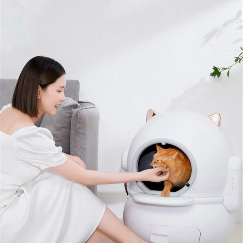 Smart Cat Litter Box Automatic Cleaning Toilet Wc Tray Accessories Cat Litter Box Cage Enclosure Bed Arenero Gato Pet Products
Smart Cat Litter Box Automatic Cleaning Toilet Wc Tray Accessories Cat Litter Box Cage Enclosure Bed Arenero Gato Pet Products