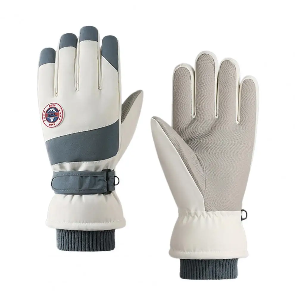 1 Pair Ski Gloves with Adjustable Fastener Tape Waterproof Fleece Lining Design Windproof Thermal Touchscreen Gloves for Women
1 Pair Ski Gloves with Adjustable Fastener Tape Waterproof Fleece Lining Design Windproof Thermal Touchscreen Gloves for Women