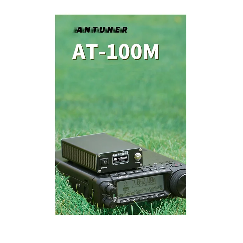

Universal 1.8MHz-30MHz ATU-100 ATU-100M 100W QRP Antenna Auto Tuner+SWR Meter 2 in 1 for HF Radio USDX G1M FT-818 817