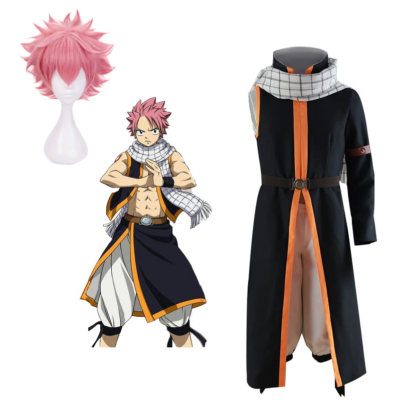 Anime FAIRY TAIL Cosplay Costume Etherious Natsu Dragneel Cosplay Costumes Halloween Carnival Party Full Sets Costumes scarf wig
Anime FAIRY TAIL Cosplay Costume Etherious Natsu Dragneel Cosplay Costumes Halloween Carnival Party Full Sets Costumes scarf wig