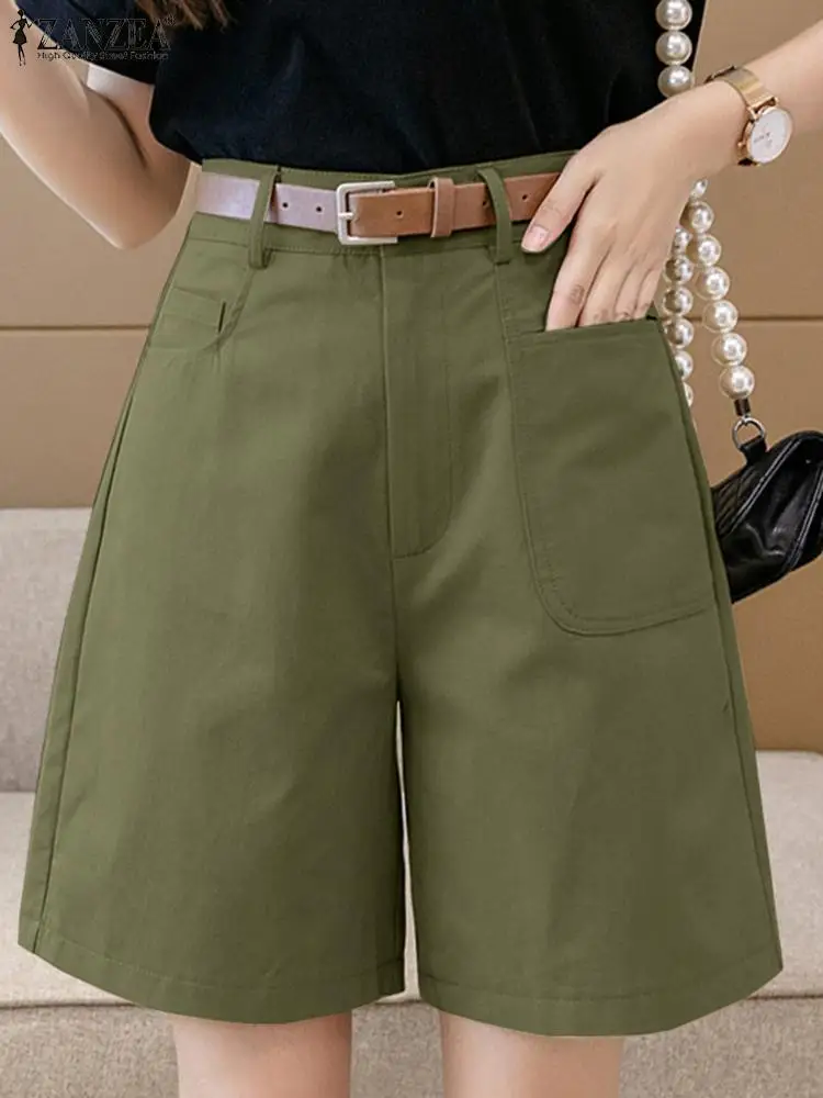 Fashion Women High Waist Solid Shorts ZANZEA Summer Trousers 2023 Casual Loose OL Work Pantalon Elegant Harem Palazzo Streetwear
Fashion Women High Waist Solid Shorts ZANZEA Summer Trousers 2023 Casual Loose OL Work Pantalon Elegant Harem Palazzo Streetwear