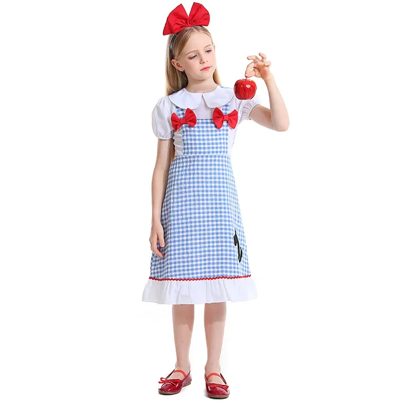Girls Movie Dorothy Cosplay Costume Kids Dorothy Peasant Uniform Child Halloween Princess Costumes Party Dresse
Girls Movie Dorothy Cosplay Costume Kids Dorothy Peasant Uniform Child Halloween Princess Costumes Party Dresse