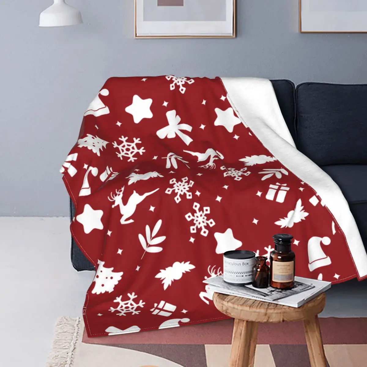 Christmas Elk Blanket Fleece Winter Breathable Warm Throw Blankets for Home Office Bedspreads
Christmas Elk Blanket Fleece Winter Breathable Warm Throw Blankets for Home Office Bedspreads