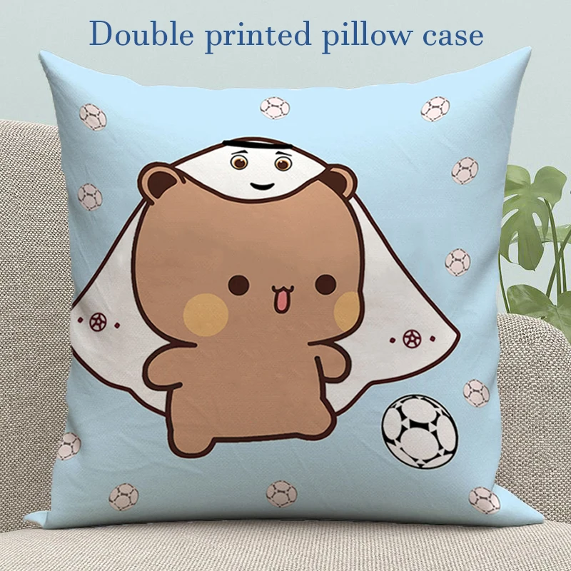

Kawaii Pillowcase Bubu Dudu Pillow Cases Decorative Pillows Covers Cartoon Cute Cushion Cover 45*45 Sofa Cushions Fall Decor