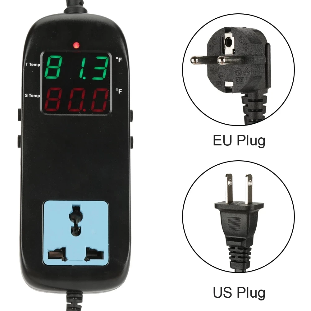 Temperature Controller Digital Display Intelligent Electronic Temperature Controller Thermostat Output AC90-250V
Temperature Controller Digital Display Intelligent Electronic Temperature Controller Thermostat Output AC90-250V