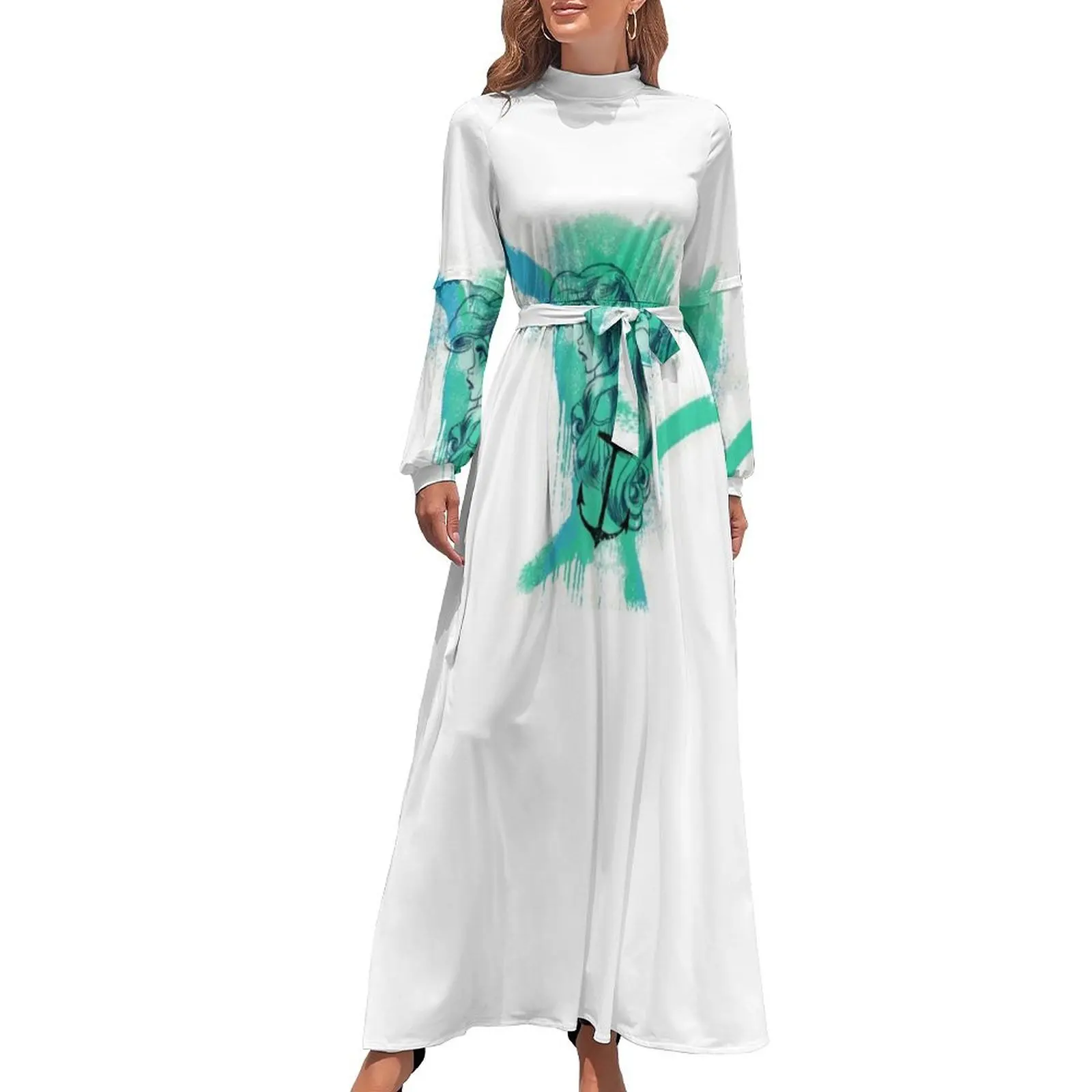 Arielle Watercolor Trash Splash Aquarell Polkatrash Long Dress summer dress korean women Elegant gowns long dresses for women
Arielle Watercolor Trash Splash Aquarell Polkatrash Long Dress summer dress korean women Elegant gowns long dresses for women
