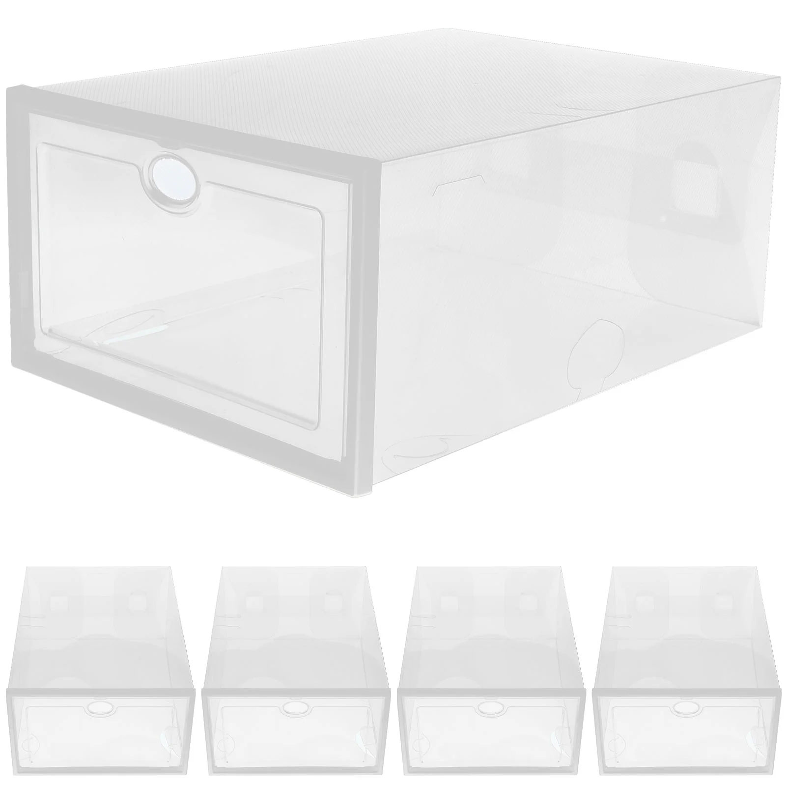 Shoes Boxes Drawer Type Stackable Plastic Shoes Storage Case Shoe Container Shoes Storage Box Household Shoes Organizer
Shoes Boxes Drawer Type Stackable Plastic Shoes Storage Case Shoe Container Shoes Storage Box Household Shoes Organizer