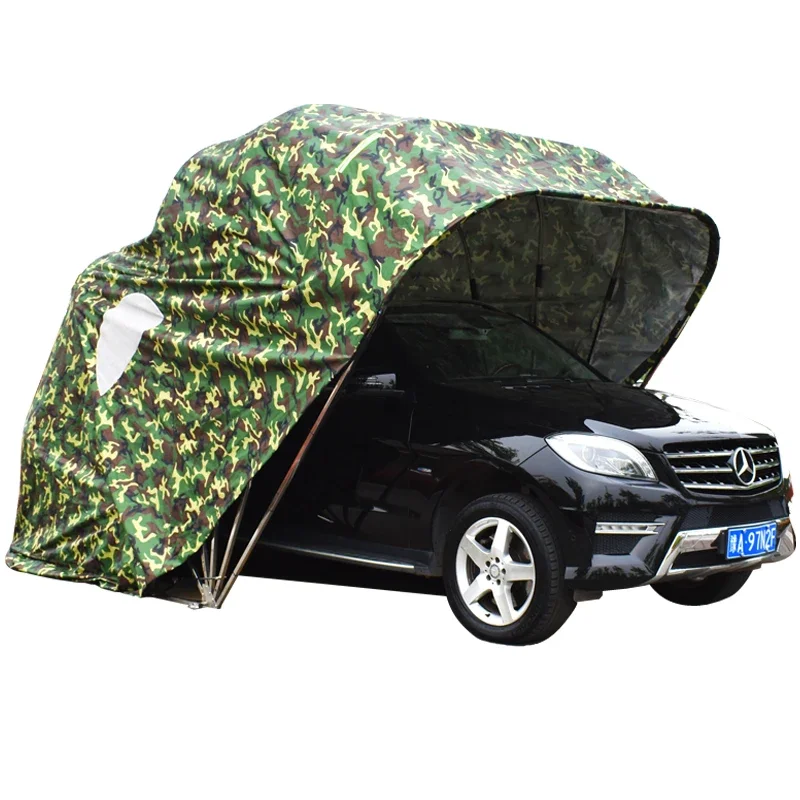 

Fully automatic folding car shed, household sunshade, outdoor sun protection, mobile garage roof, simple telescopic parking shed