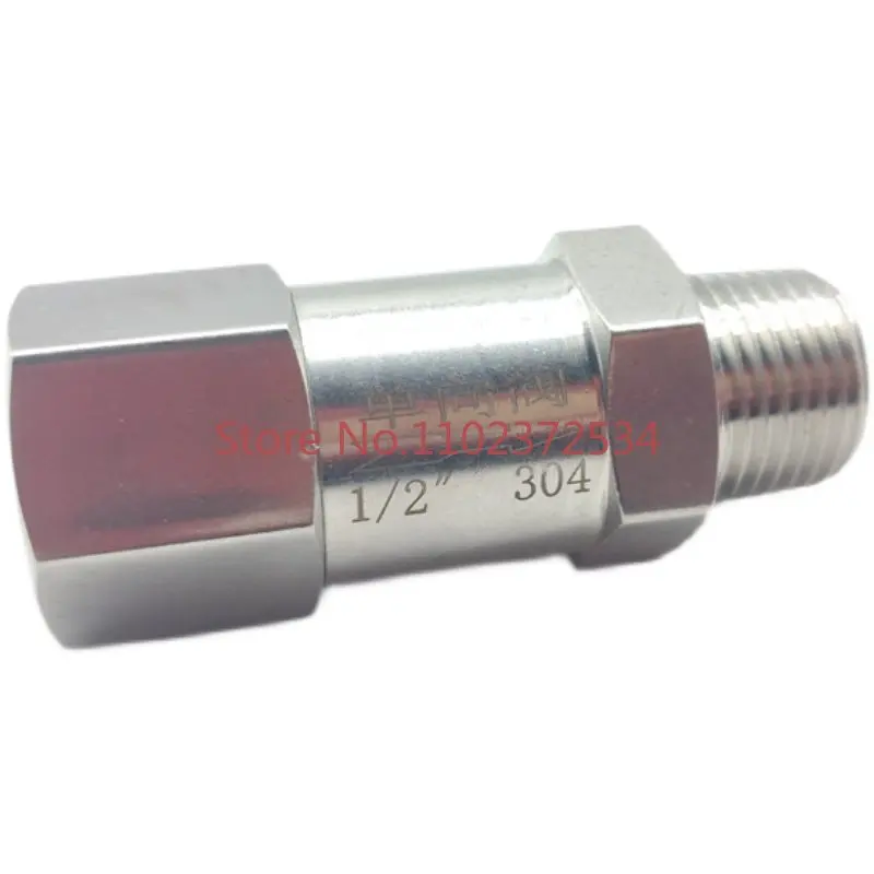 Customized 304 stainless steel split inner and outer wire check valve soft seal high temperature in and out 4 points 
Customized 304 stainless steel split inner and outer wire check valve soft seal high temperature in and out 4 points