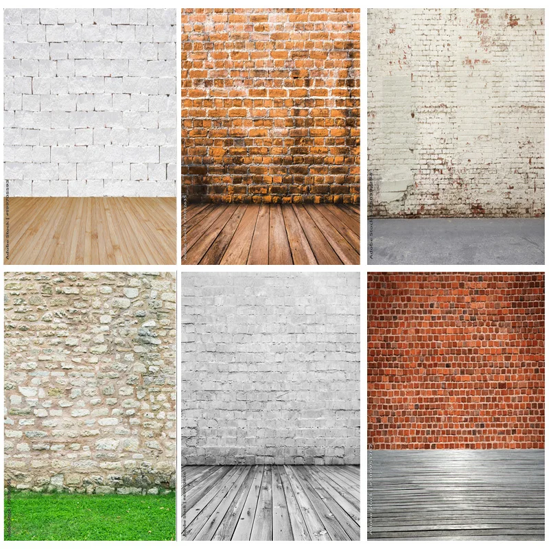 Vintage Brick Wall Wood Floor Photography Backdrops Portrait Photo Background Studio Prop ZXX-03
Vintage Brick Wall Wood Floor Photography Backdrops Portrait Photo Background Studio Prop ZXX-03