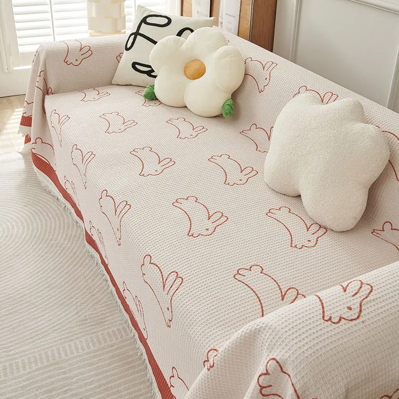 Four Seasons New Waffle Sofa Cover Cotton All-Inclusive Universal Modern Simple Lovely Blanket Carpet
Four Seasons New Waffle Sofa Cover Cotton All-Inclusive Universal Modern Simple Lovely Blanket Carpet