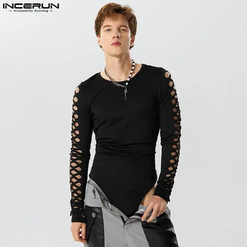 Sexy Fashion Style Men Jumpsuits Sleeve Side Hollow Design Rompers Leisure Homewear Male Thimble Long Sleeve Bodysuit S-5XL 2023
Sexy Fashion Style Men Jumpsuits Sleeve Side Hollow Design Rompers Leisure Homewear Male Thimble Long Sleeve Bodysuit S-5XL 2023