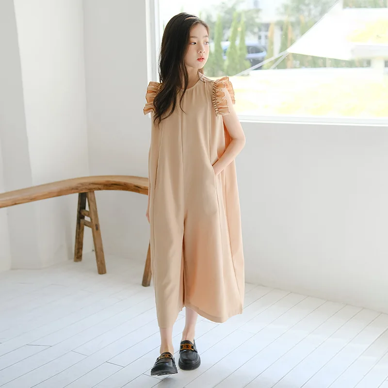 Teenage Girl Summer Jumpsuits Sleeveless Wide-leg Capris Overalls 2022 New Fashion 10 12 years Girls Outfits
Teenage Girl Summer Jumpsuits Sleeveless Wide-leg Capris Overalls 2022 New Fashion 10 12 years Girls Outfits