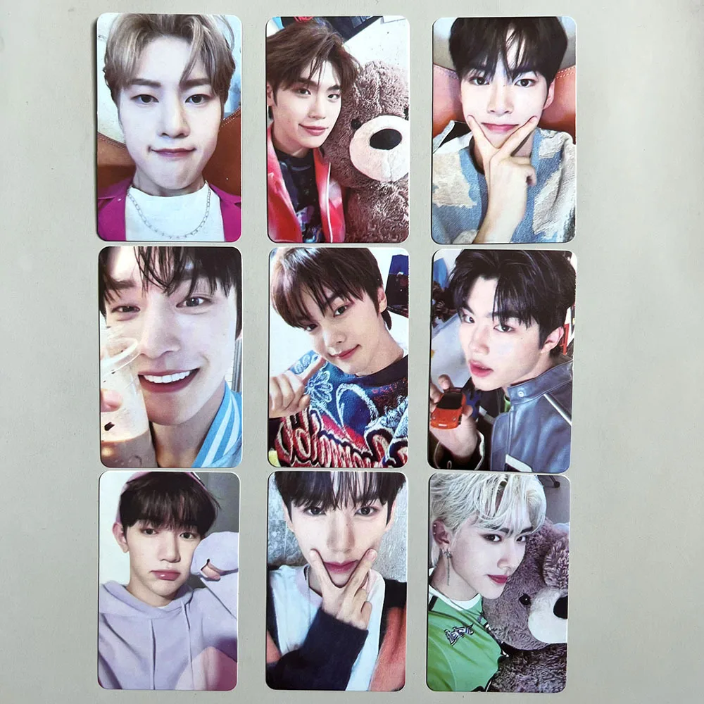 

9pcs/Set ZB1 Photocards ZhangHao Ricky Double Sides Printing Bright Film Korean Style LOMO Card ZEROBASEONE Fans Collection Gift