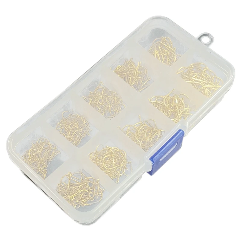 Fishing Hooks Barbed Fishhook Fishing Hook Holder For Saltwater Freshwater Fishing Gear(Golden)
Fishing Hooks Barbed Fishhook Fishing Hook Holder For Saltwater Freshwater Fishing Gear(Golden)