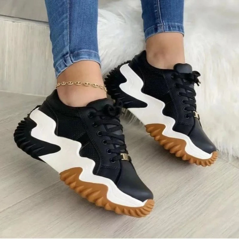Women Casual Shoes Fashion Vulcanized Shoes New Color Matching Platform Sneakers for Women Height-raising Non-slip Sports Shoes
Women Casual Shoes Fashion Vulcanized Shoes New Color Matching Platform Sneakers for Women Height-raising Non-slip Sports Shoes
