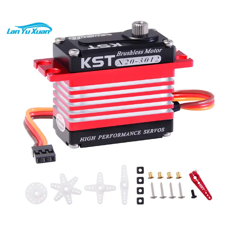 KST X20-3012 helicopter steering gear with large torque of 35KG brushless motor 75g stainless steel all-metal steering gear
KST X20-3012 helicopter steering gear with large torque of 35KG brushless motor 75g stainless steel all-metal steering gear