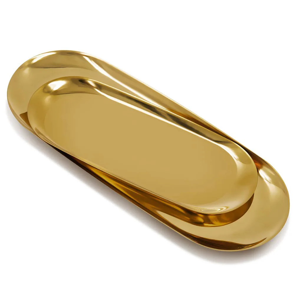 Kitch Supply Food Plate Toilet Cosmetics Tray Food Tray Jewelry Tray Kitchen Accessories Oval Stainless Steel Kicth Holder Tray
Kitch Supply Food Plate Toilet Cosmetics Tray Food Tray Jewelry Tray Kitchen Accessories Oval Stainless Steel Kicth Holder Tray