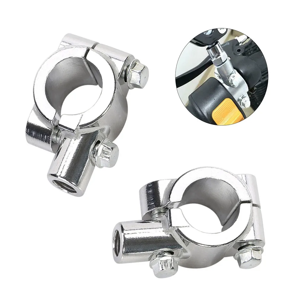 Mirror Bracket Secure and Adjustable Mirror Mount Holder Clamp Adaptor for 7/8 Handle Bars Suitable for Motorcycles
Mirror Bracket Secure and Adjustable Mirror Mount Holder Clamp Adaptor for 7/8 Handle Bars Suitable for Motorcycles