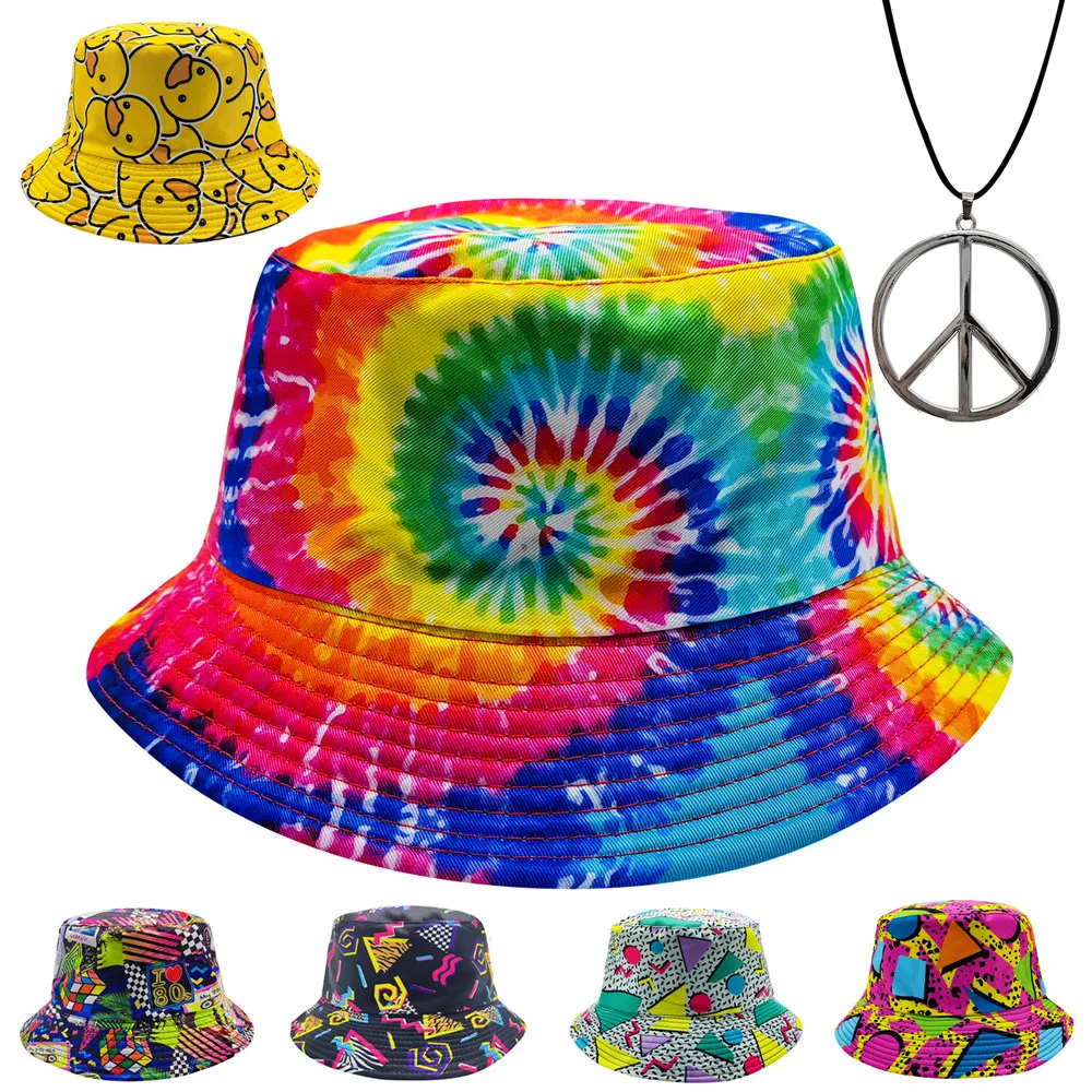 80s 90s Bucket Hats Fashion Sun Cap 1970s Disco Accessories Packable Outdoor Rave Fisherman Hat for Women Men
80s 90s Bucket Hats Fashion Sun Cap 1970s Disco Accessories Packable Outdoor Rave Fisherman Hat for Women Men
