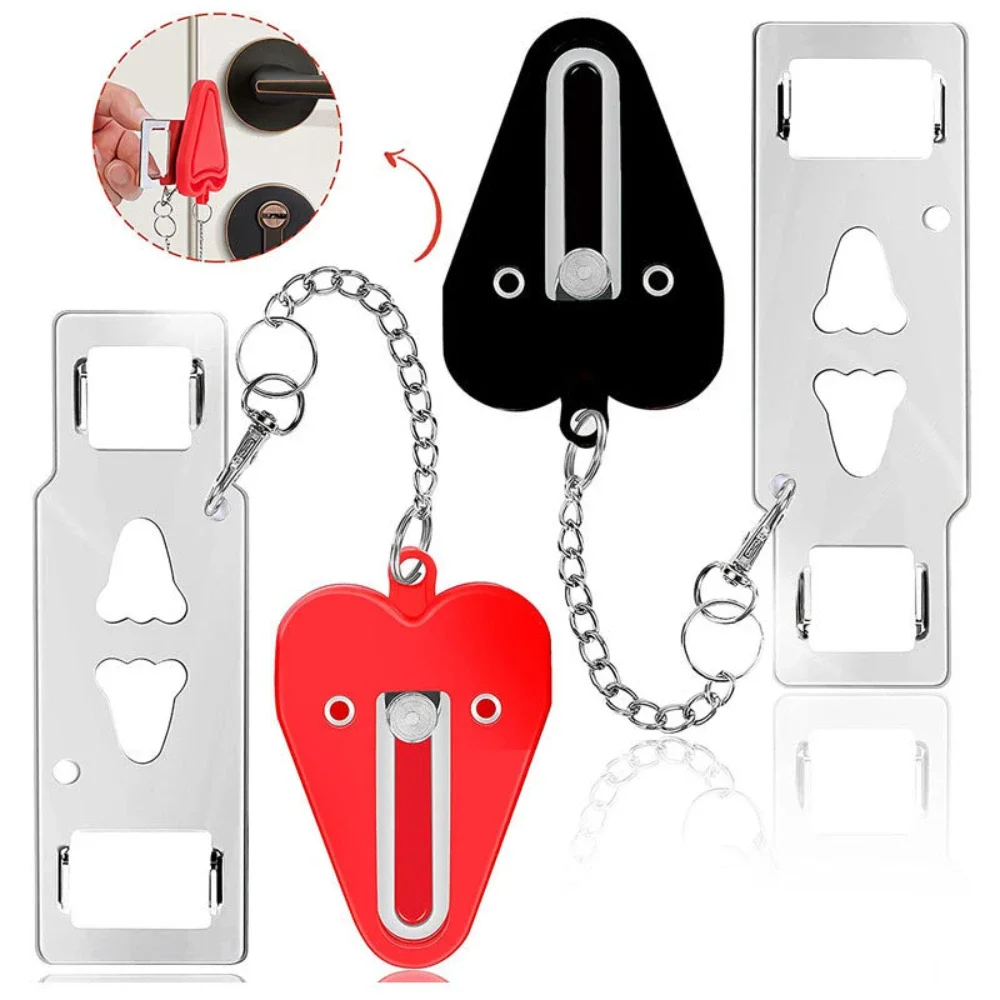 Travel Lockdown Portable Door Lock Double Hole Security Door Locker Safety Latch Metal Lock Home Room Hotel Anti Theft Security
Travel Lockdown Portable Door Lock Double Hole Security Door Locker Safety Latch Metal Lock Home Room Hotel Anti Theft Security