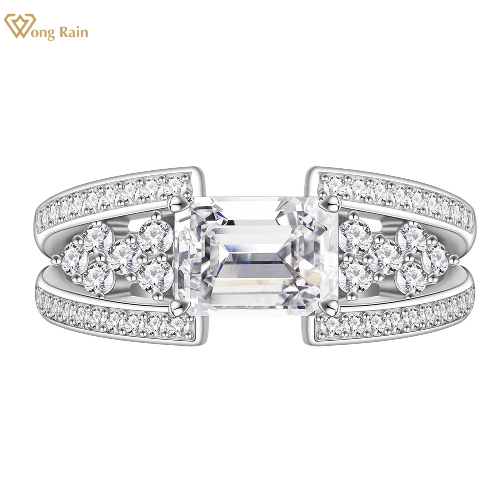 Wong Rain Luxury Solid 925 Sterling Silver Emerald Cut 6*8 MM White Sapphire Gemstone Personality Ring for Women Fine Jewelry
Wong Rain Luxury Solid 925 Sterling Silver Emerald Cut 6*8 MM White Sapphire Gemstone Personality Ring for Women Fine Jewelry