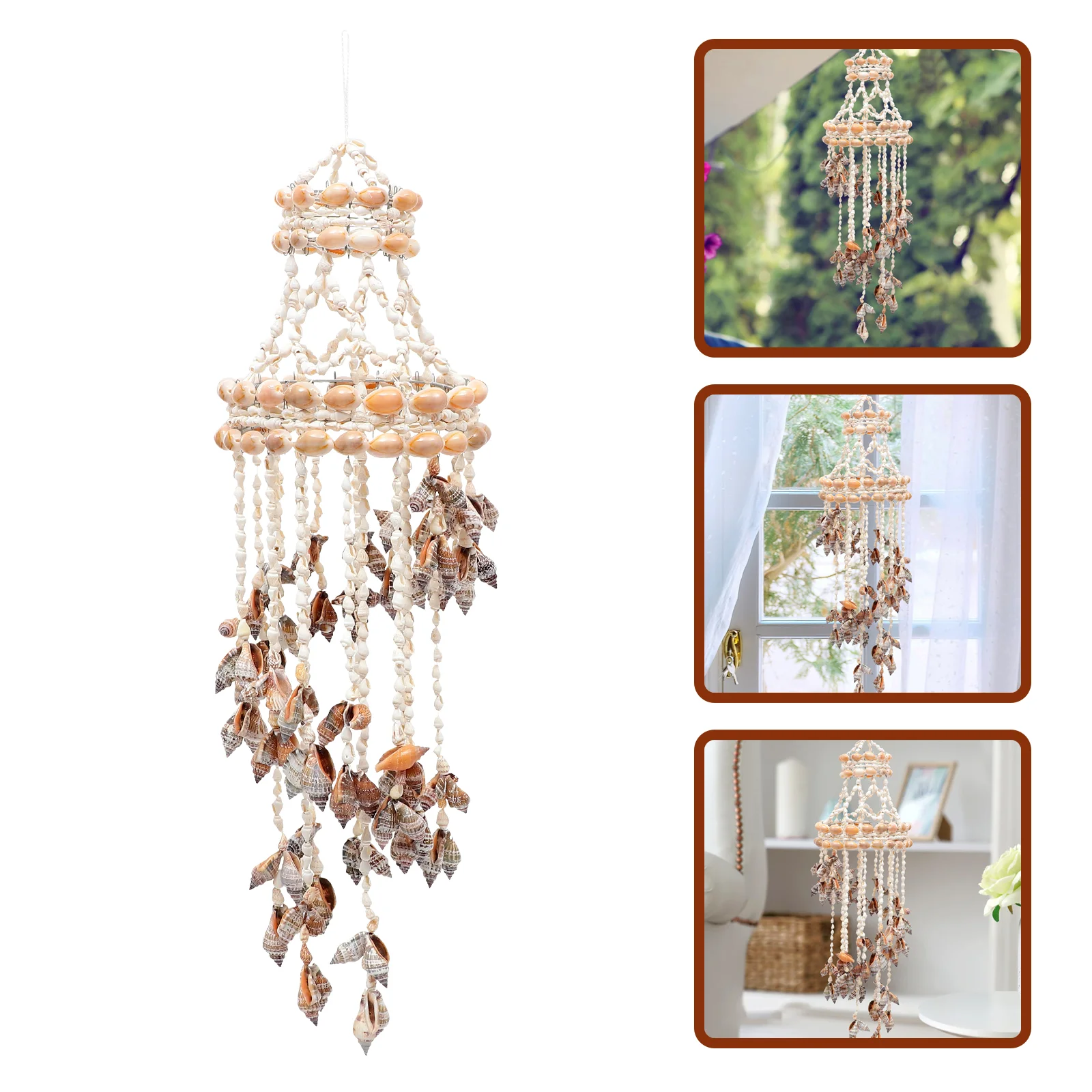 Shell Wind Chime Hanging Ornament Natural Conch Shell Wind Chime Pendants Wall Hanging Pendant Random Seashell Decoration
Shell Wind Chime Hanging Ornament Natural Conch Shell Wind Chime Pendants Wall Hanging Pendant Random Seashell Decoration