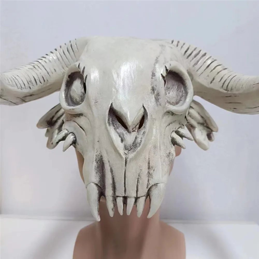 Cow Head Skull Mask Scary Animal Horn Mask Horror Halloween Masquerade Carnival Cosplay Party Costume Props
Cow Head Skull Mask Scary Animal Horn Mask Horror Halloween Masquerade Carnival Cosplay Party Costume Props