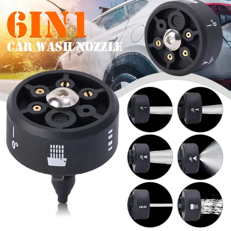 6-in-1 Automobile Cleaning Nozzle Multi-purpose High-pressure General Vehicle Cleaning Accessories Water Gun & Snow Foam Lance
6-in-1 Automobile Cleaning Nozzle Multi-purpose High-pressure General Vehicle Cleaning Accessories Water Gun & Snow Foam Lance