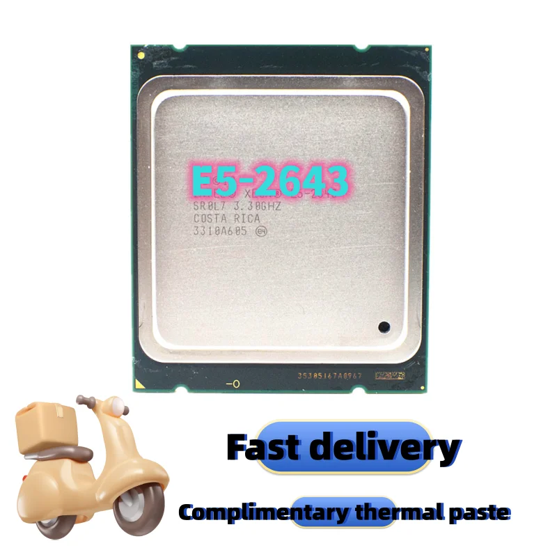 Xeon E5-2643 E5 2643 SR0L7 3,3 ГГц четырехъядерный ЦПУ процессор 10M 130W LGA 2011
Xeon E5-2643 E5 2643 SR0L7 3,3 ГГц четырехъядерный ЦПУ процессор 10M 130W LGA 2011