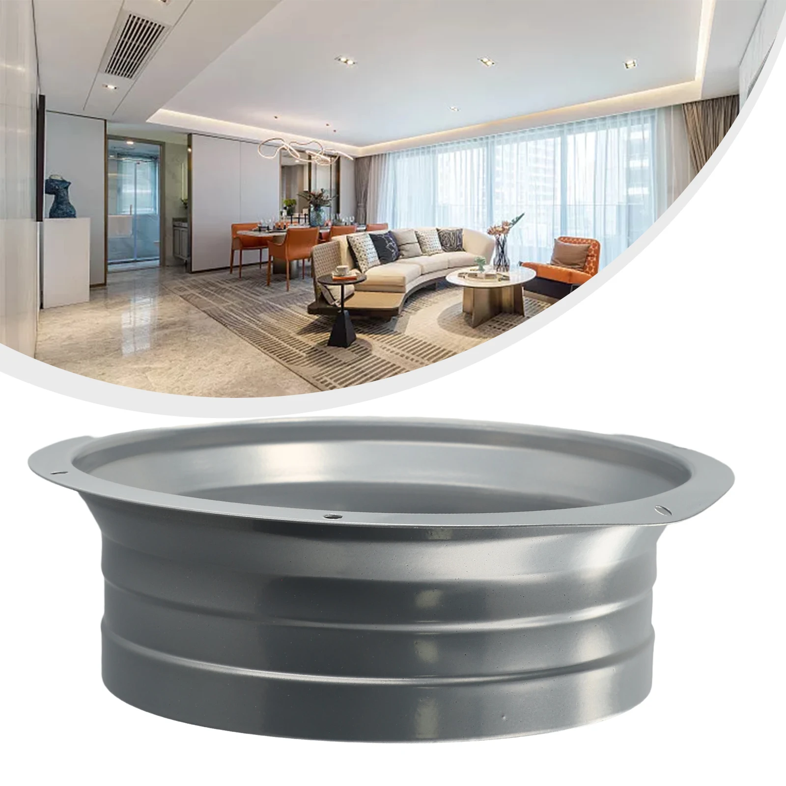 75-250mm Round Pipe Air Vent Flange Seat Metal Tube Air Ventilation Hose Connector Exhaust Duct Fresh Air System Vent Hardware
75-250mm Round Pipe Air Vent Flange Seat Metal Tube Air Ventilation Hose Connector Exhaust Duct Fresh Air System Vent Hardware