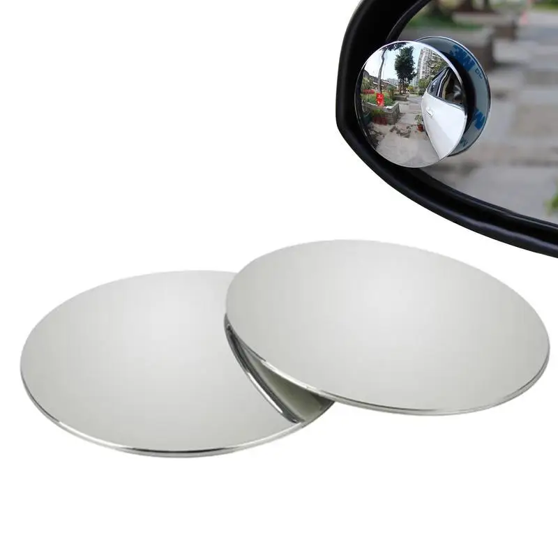 

Auxiliary Convex Mirror 2PCS Shockproof Mirror Blindspot Mirror For Car Adjustable Clear Rearview Mirror Auto Exterior Parts