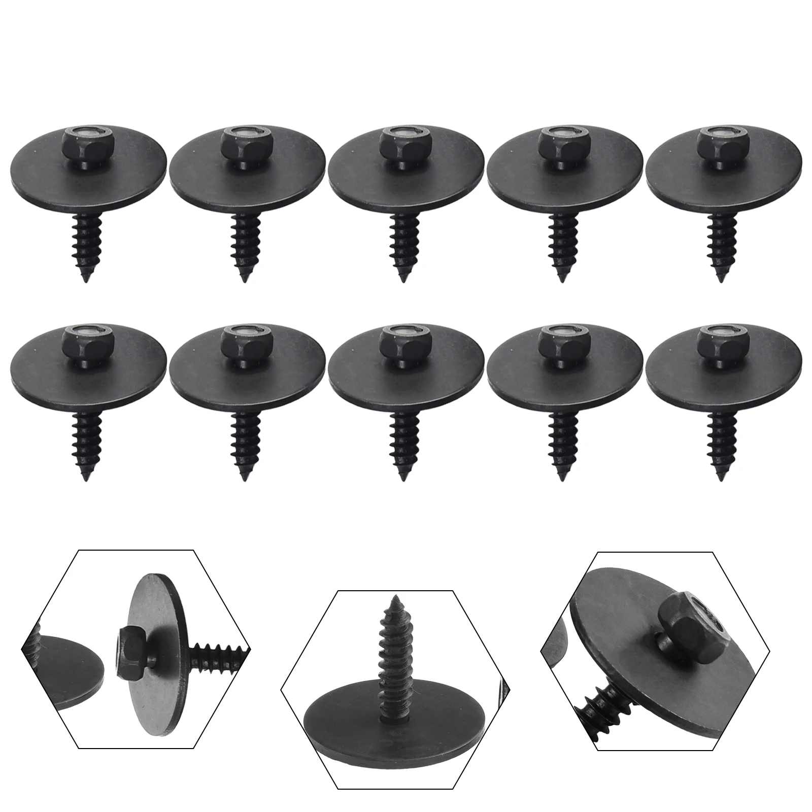 Undercar Shield Sheet Metal Screw for Mercedes 10x 8mm Hex Screw Ideal Replacement Part Suitable for 350SDL 380SE 380SEC
Undercar Shield Sheet Metal Screw for Mercedes 10x 8mm Hex Screw Ideal Replacement Part Suitable for 350SDL 380SE 380SEC