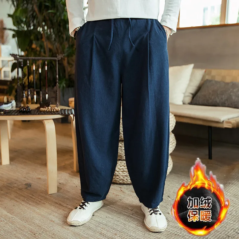 Winter Men’s Harem Pants Warm Vintage Jogging Sweatpants Men Oversized Casual Pants Male Thicken Fleece Streetwear Big Size 5XL
Winter Men’s Harem Pants Warm Vintage Jogging Sweatpants Men Oversized Casual Pants Male Thicken Fleece Streetwear Big Size 5XL