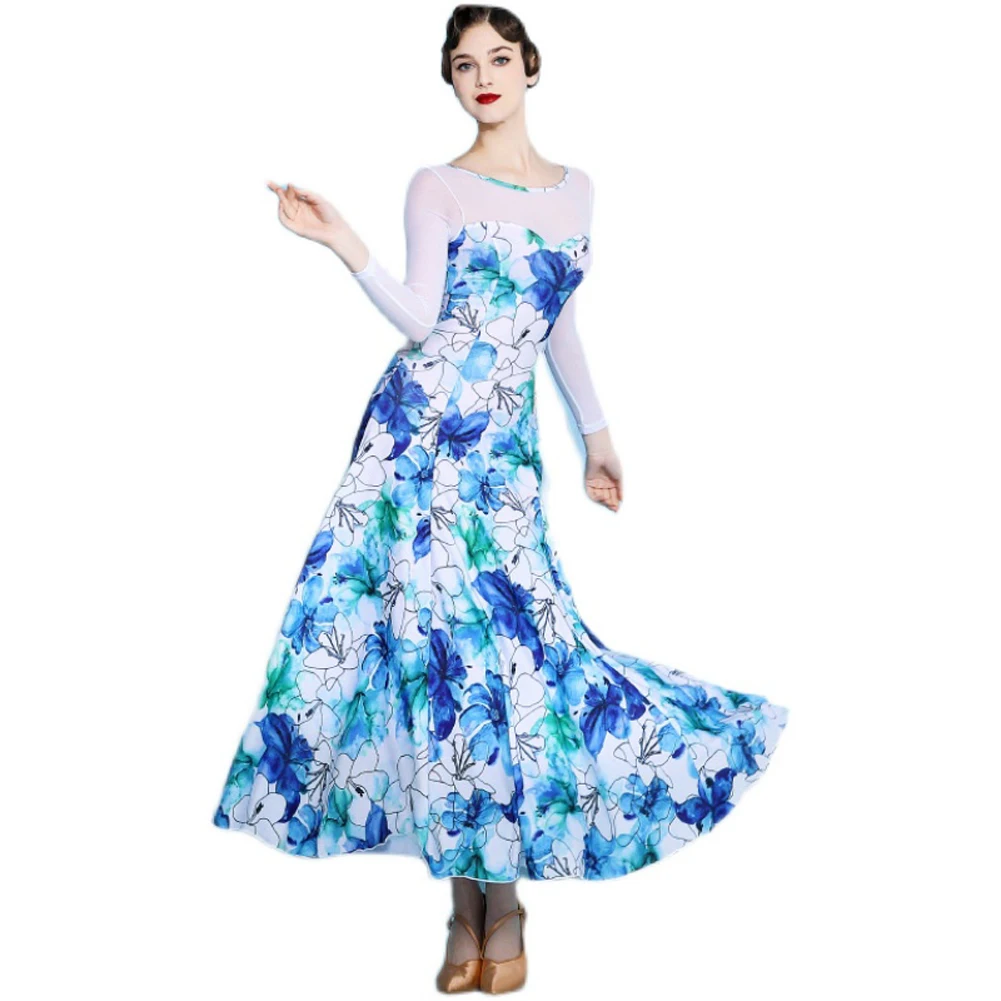 Waltz Ballroom Competition Dress Dance Performance Stage Costume Evening Party Gowns Concert Outfits Exercise Clothing Printing
Waltz Ballroom Competition Dress Dance Performance Stage Costume Evening Party Gowns Concert Outfits Exercise Clothing Printing