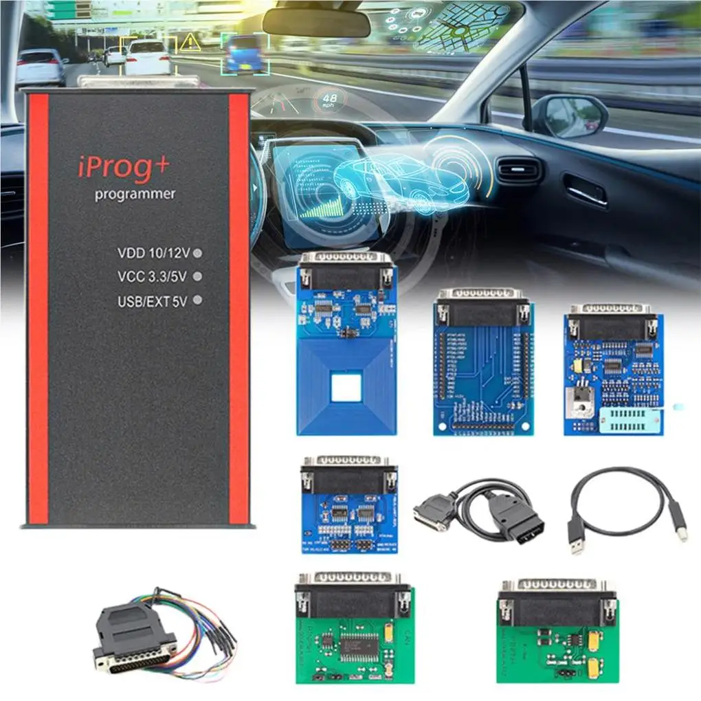 Iprog Iprog Pro Programmer Professional Lightweight Smart Small Airbag Reset Portable Diagnostic Tool With 7 Adapters
Iprog Iprog Pro Programmer Professional Lightweight Smart Small Airbag Reset Portable Diagnostic Tool With 7 Adapters