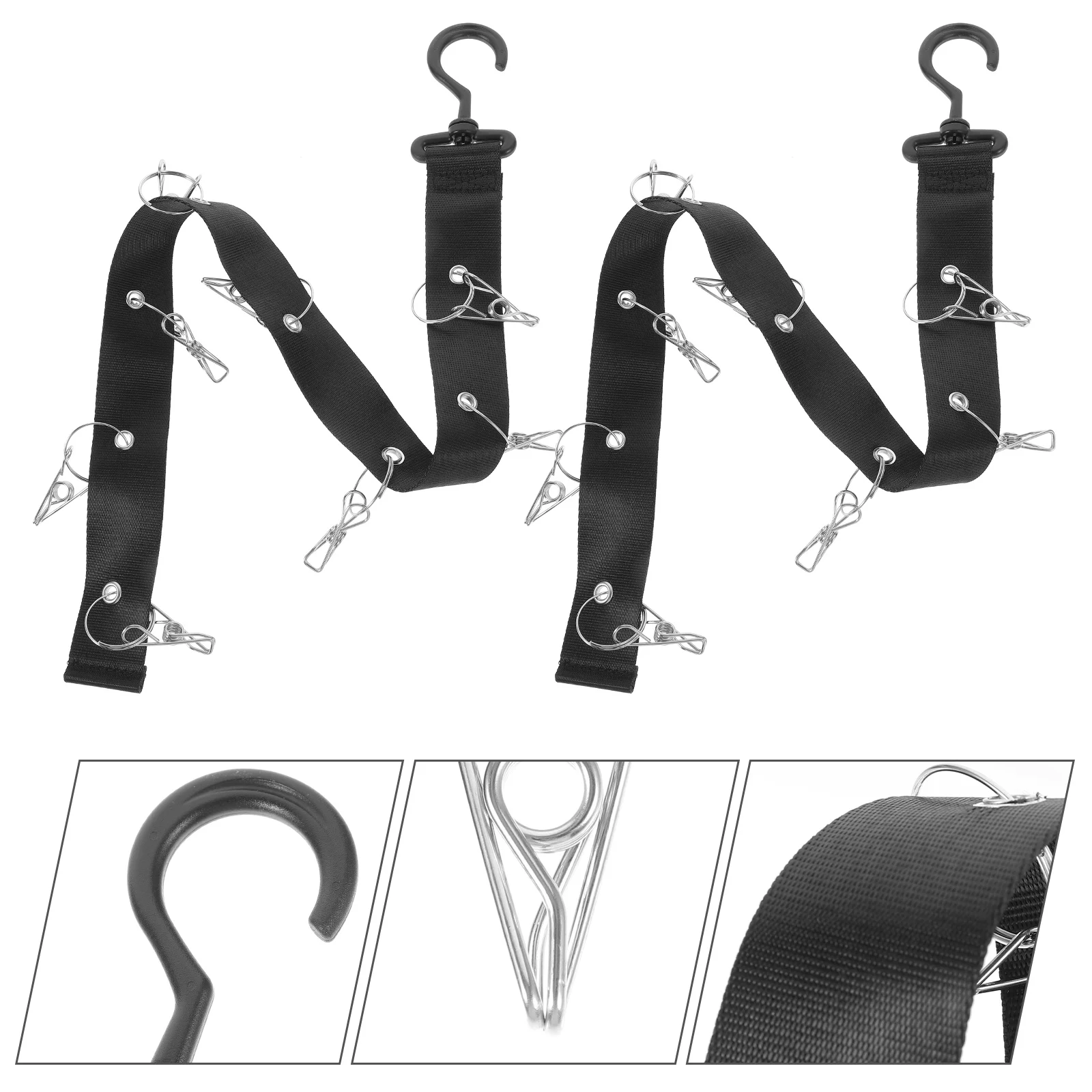 2 Pcs Hockey Hanger Portable Hanging Drying Rack Gifts Soccer Gear Accessories Straps Clothes Equipment with Hook
2 Pcs Hockey Hanger Portable Hanging Drying Rack Gifts Soccer Gear Accessories Straps Clothes Equipment with Hook