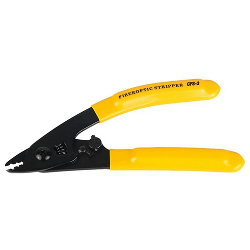 

10PCS CFS-3 Three-Port Fiber Optical Stripper/ Pliers/ Wire Strippers FTTH Tools Miller Optical Fiber Stripping Pliers