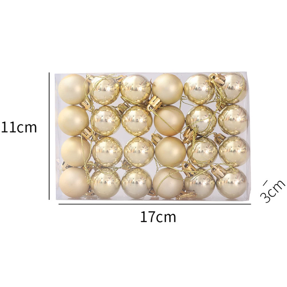 24pcs Christmas Balls Decorations Electroplating Baubles Xmas Tree Hanging Pendant For Wedding Party Festive Ornaments Plastic
24pcs Christmas Balls Decorations Electroplating Baubles Xmas Tree Hanging Pendant For Wedding Party Festive Ornaments Plastic